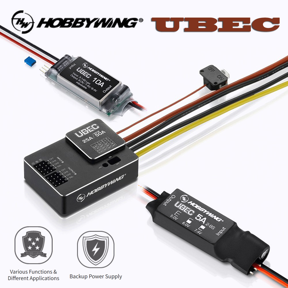 Drone Racing Frame - Hobbywing Spanningsregelaar Module 3A 5A 10A
