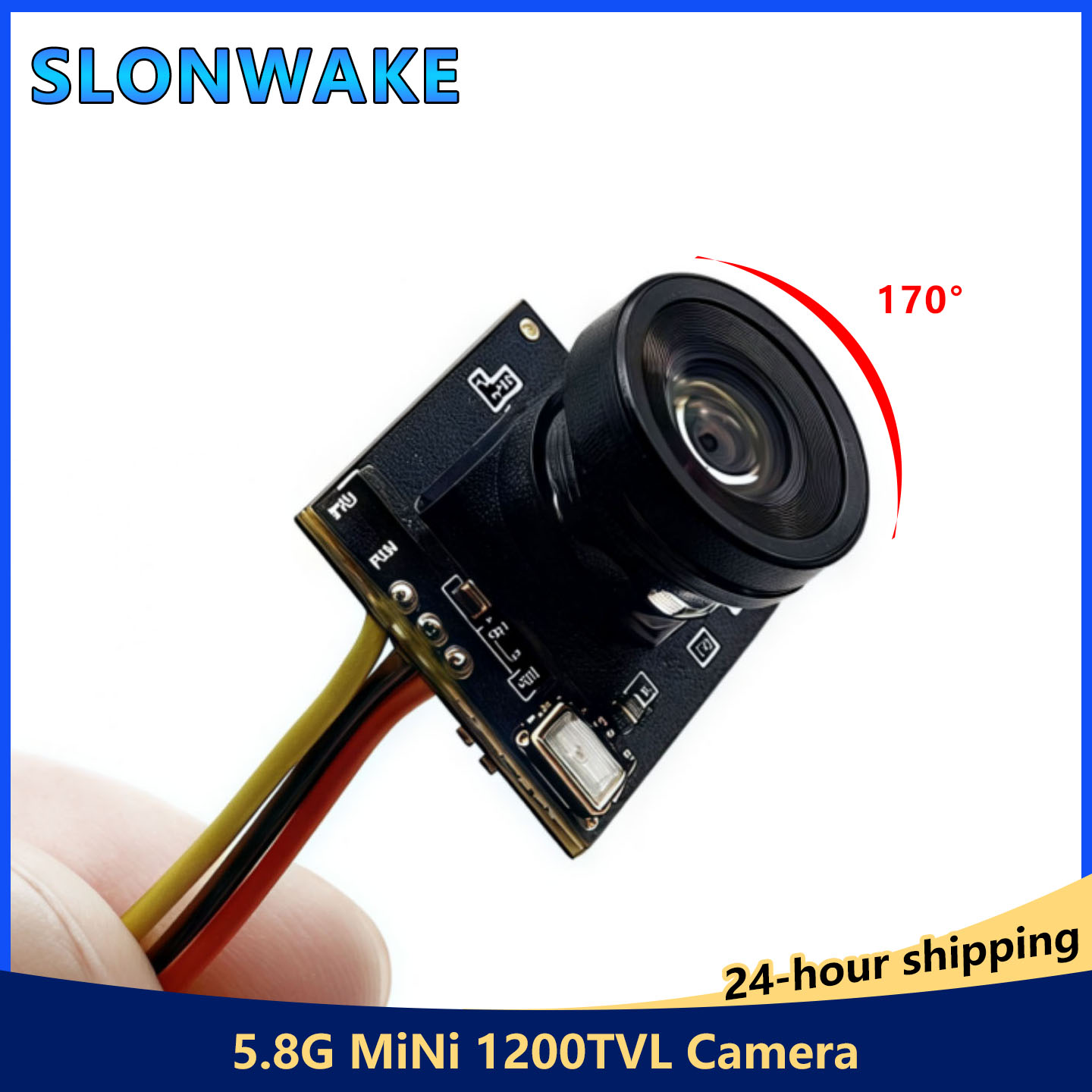 Drone Racing Camera - SLONWAKE Ultra Mini 5.8G FPV-camera |