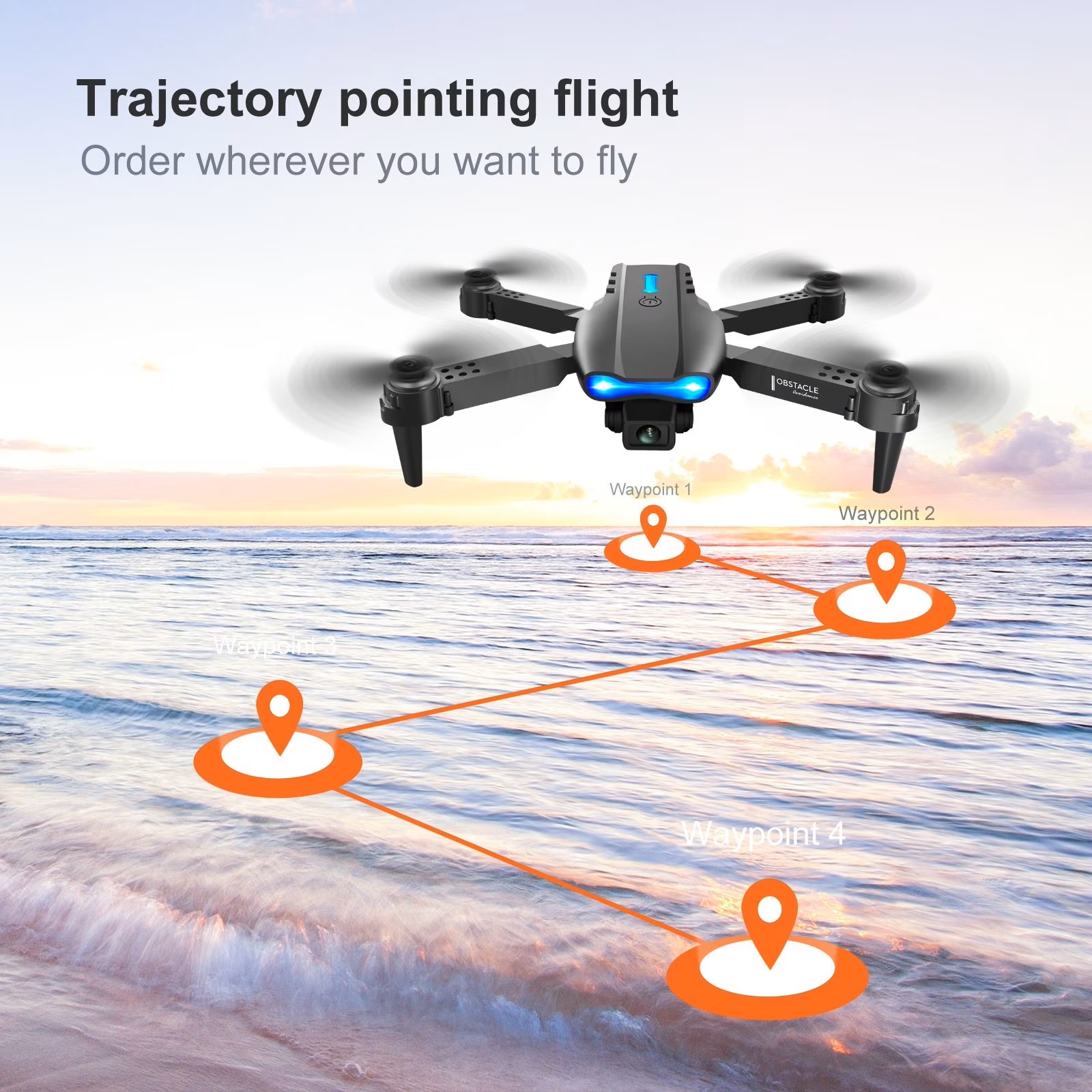 De verbeterde E88PRO MAX opvou - Drone Racing Camera recensie en prijs