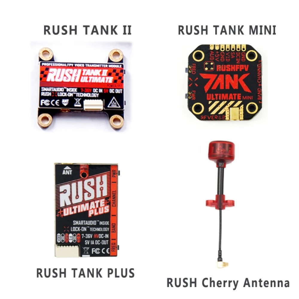 RUSH TANK Ultimate II/Mini/PLU - Drone Racing Frame recensie en prijs