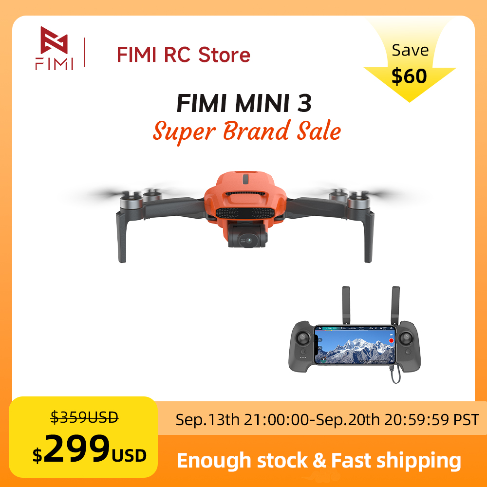 FIMI MINI 3 Camera Drone 4K 60 - Drone Racing Camera recensie en prijs